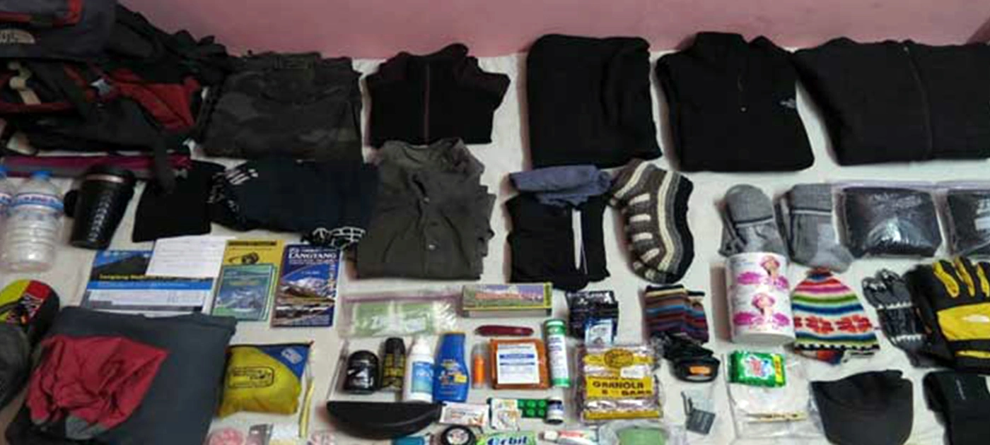 Everest Base Camp Trek Packing lists