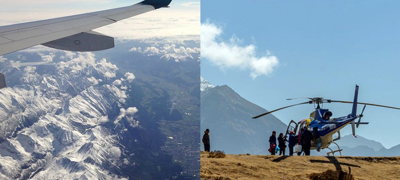 Everest Heli tour vs Mountain Flight